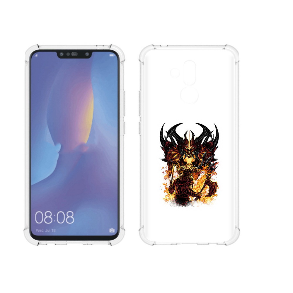 

Чехол MyPads Tocco для Huawei Mate 20 Lite демон shadow fiend (PT117828.66.318), Прозрачный, Tocco