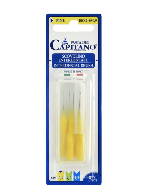 Pasta Del Capitano Interdental Brush - Зубной ёршик узкий 5 шт (Iso 2 - Ø 0.9)