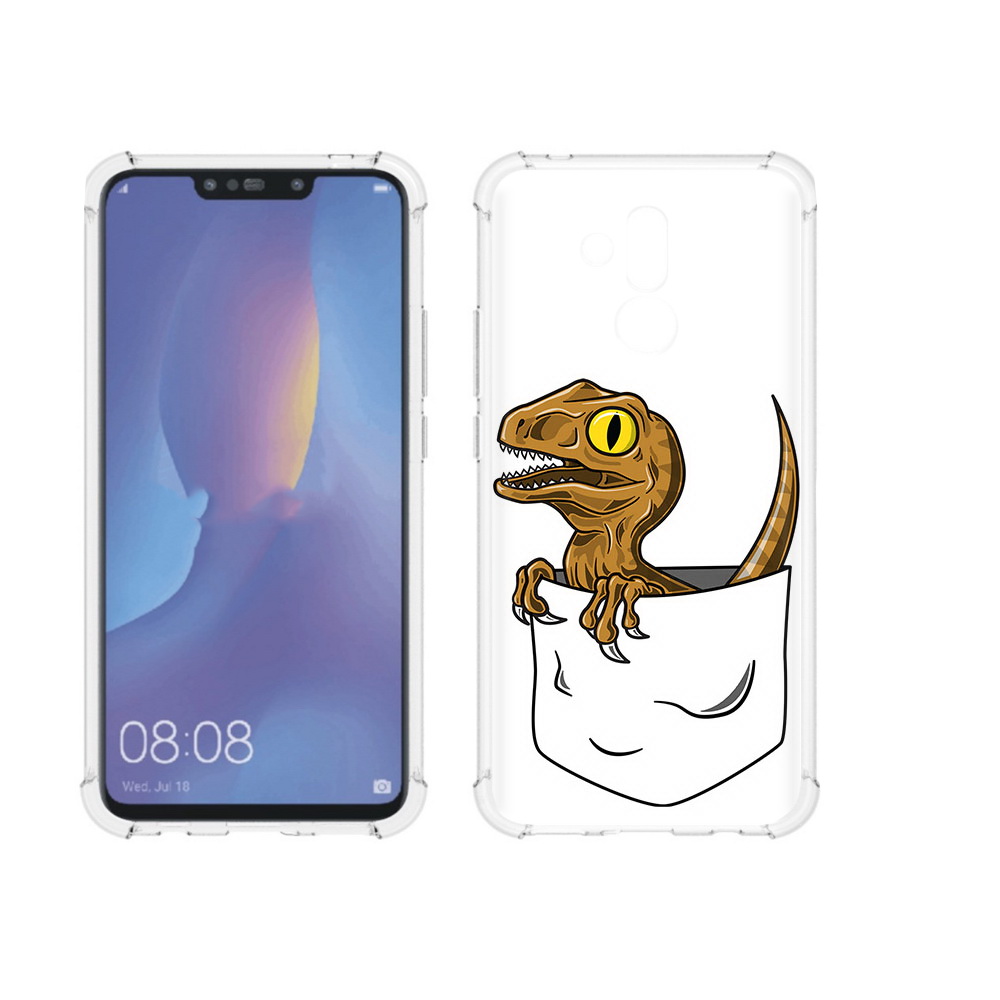 Чехол MyPads Tocco для Huawei Mate 20 Lite динозавр в кармане (PT117828.66.327)