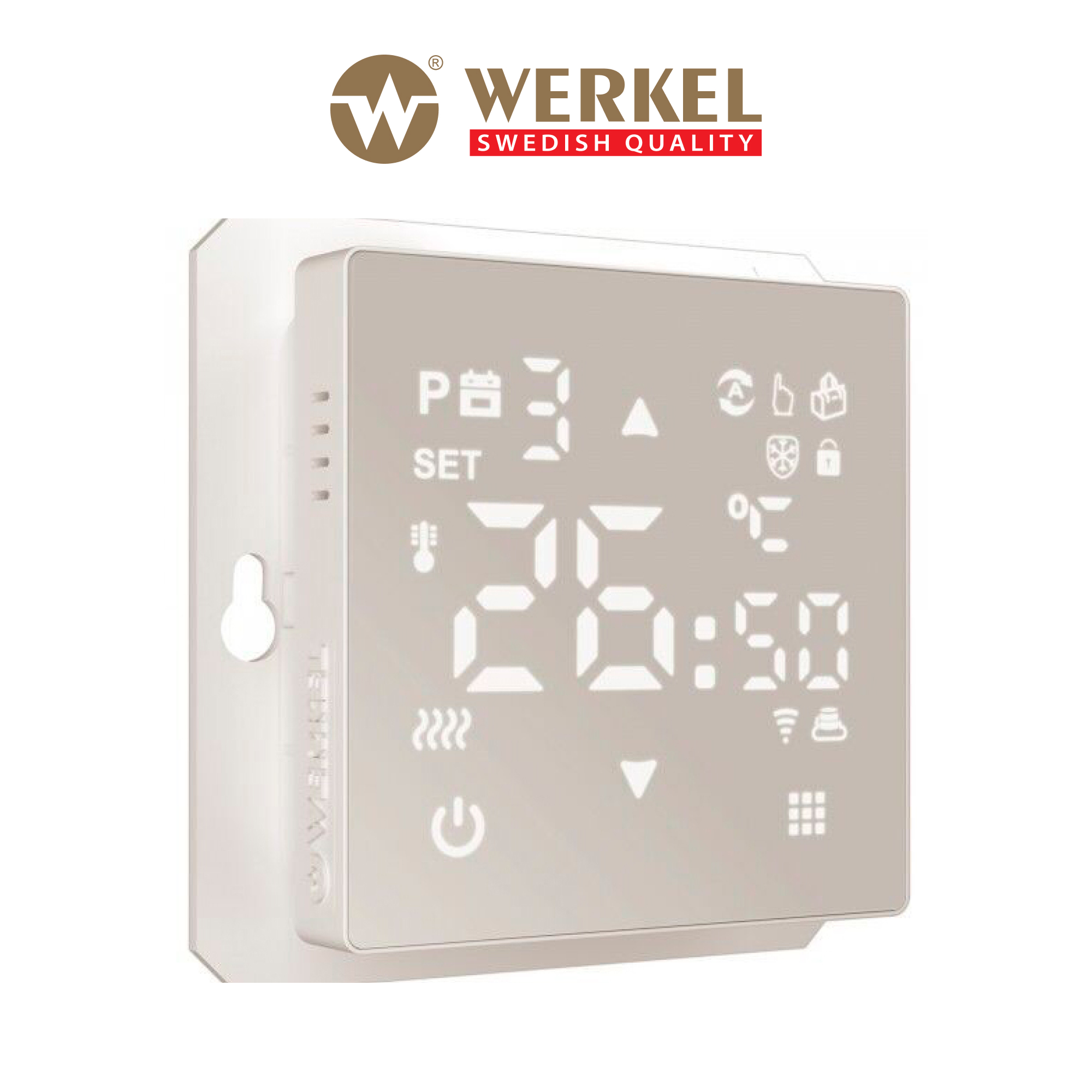 Умный сенсорный терморегулятор для теплого пола Werkel W1151217 дымчатый Minimir Home 26940₽