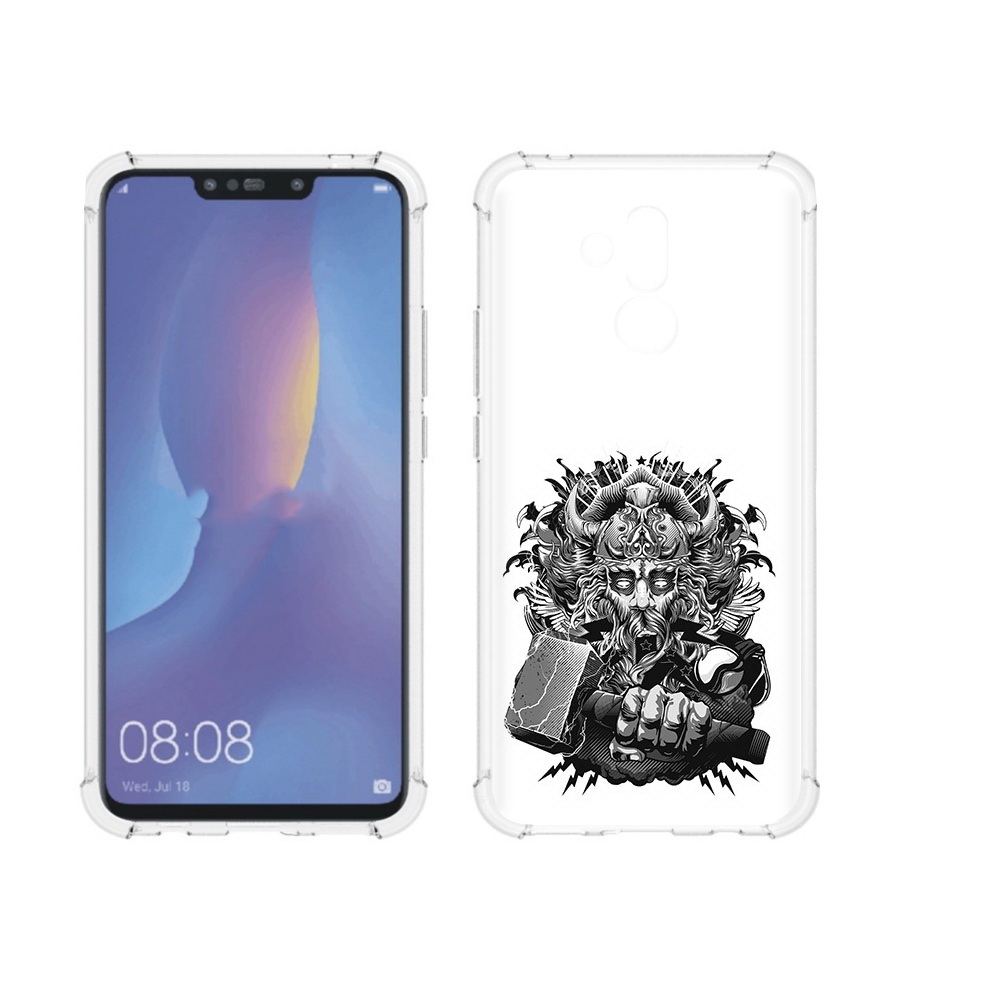 

Чехол MyPads Tocco для Huawei Mate 20 Lite злой тор (PT117828.66.363), Прозрачный, Tocco