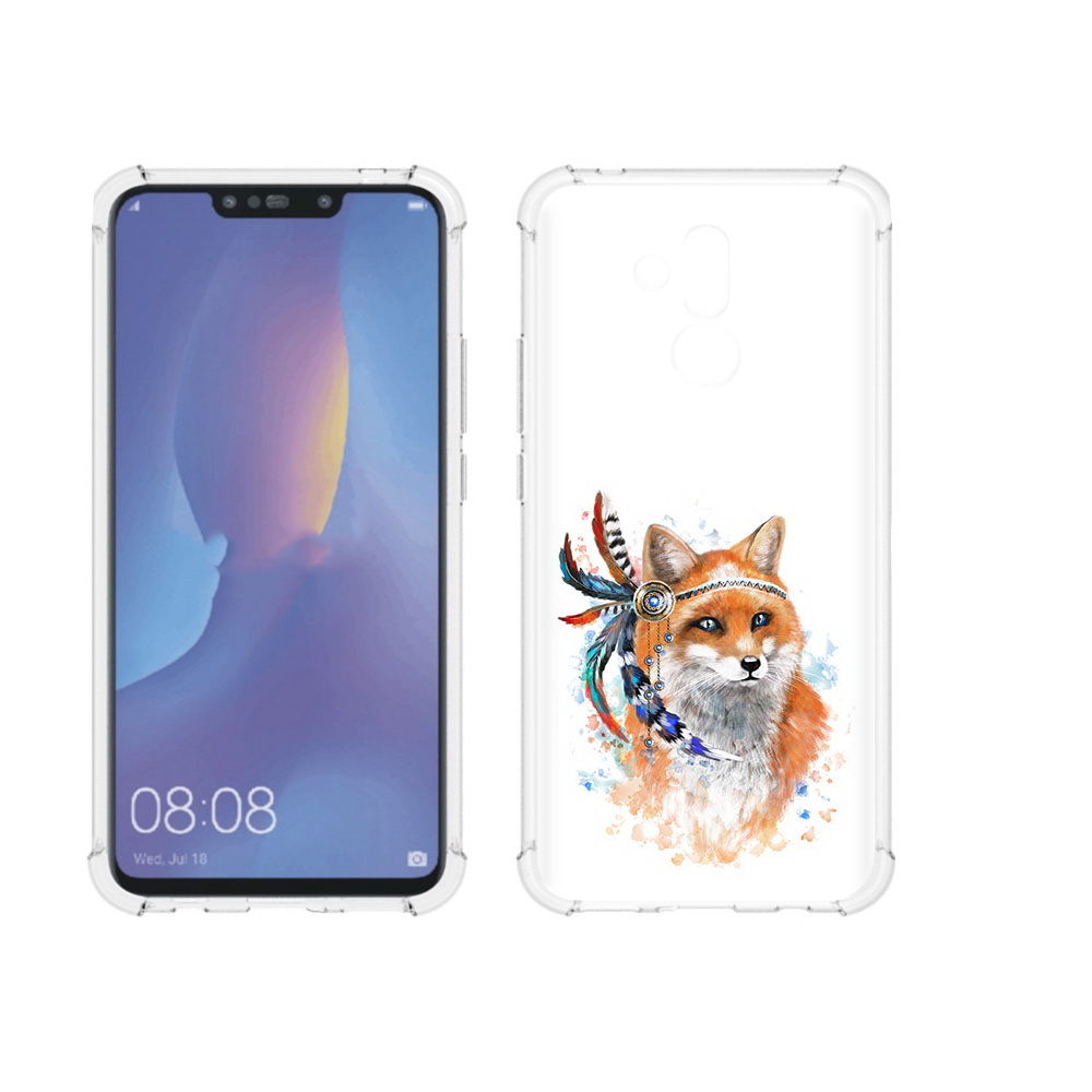 

Чехол MyPads Tocco для Huawei Mate 20 Lite инду лиса (PT117828.66.377), Прозрачный, Tocco