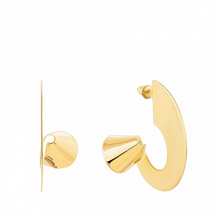 

Серьги из серебра JV 9954FESYSH1_SR_YG, 9954FESYSH1_SR_YG