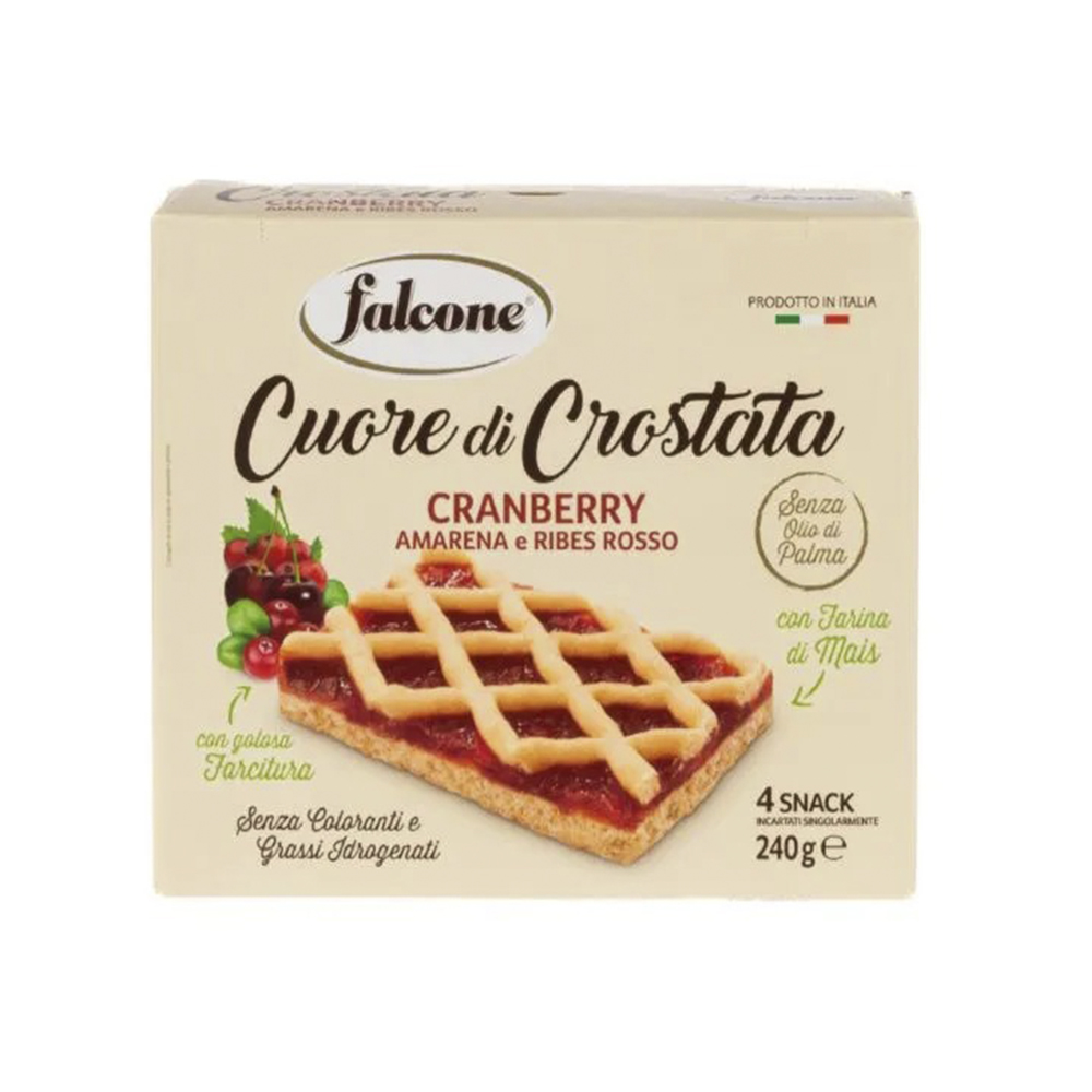 Печенье Falcone Crostata с начинкой из ягод, 240 г