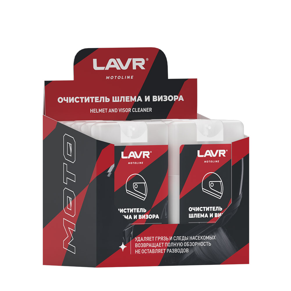 

Очиститель Шлема И Визора (Шоу-Бокс), 20 Мл LAVR арт. Ln7711