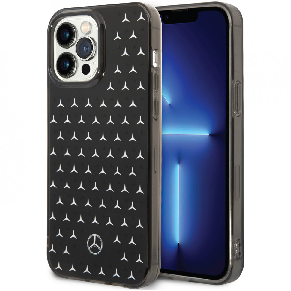 

Чехол Mercedes PC/TPU Double layer Stars Hard для iPhone 14 Pro Max, Черный/Серебристый, Серебристый;черный, PC/TPU Double layer Stars Hard