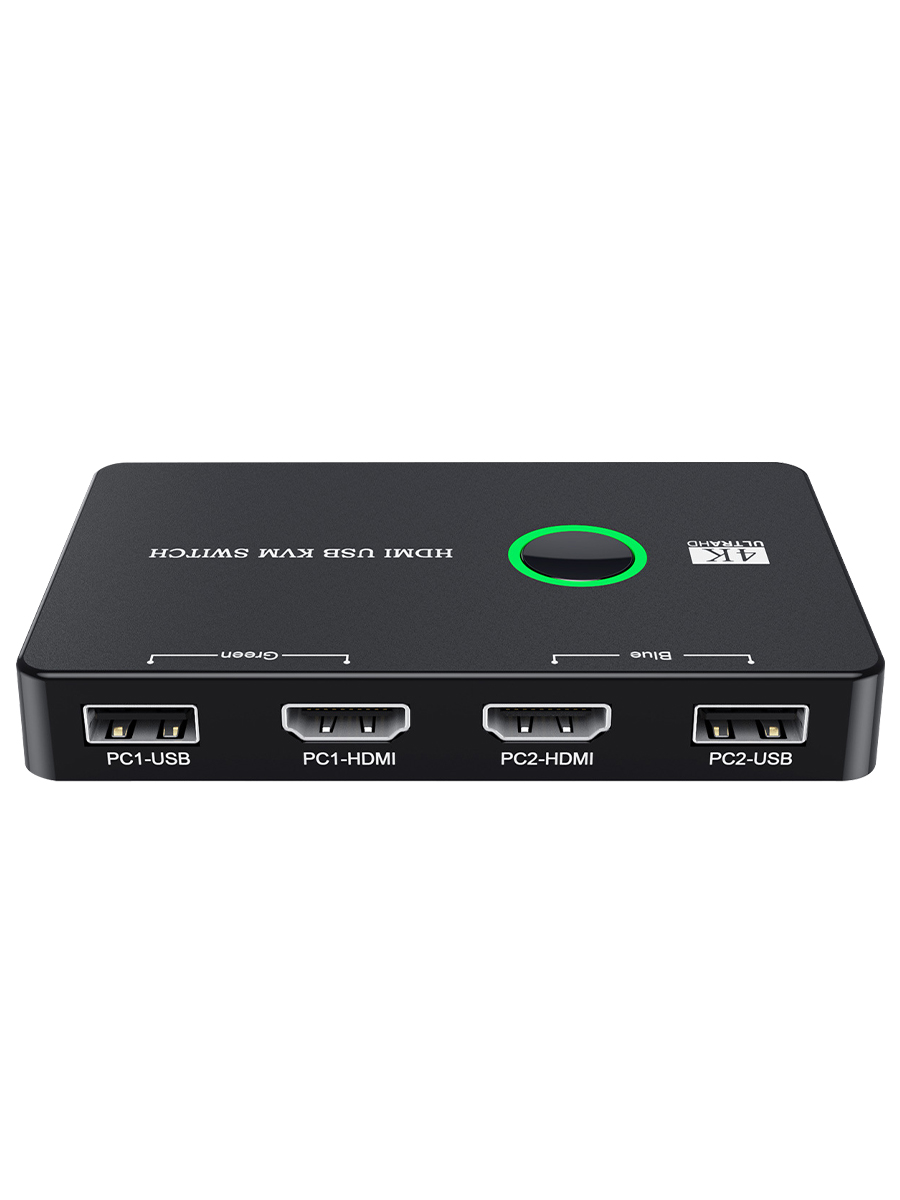 KVM переключатель 2emarket на 2 ПК USB HDMI 5041