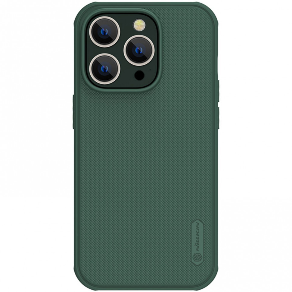 

Чехол Nillkin Super Frosted Shield Pro case для iPhone 14 Pro Max, Темно-зеленый, Super Frosted Shield Pro case