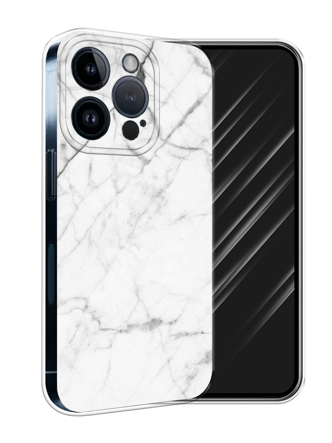 

Чехол Awog на Apple iPhone 15 Pro "Светлый мрамор", Серый, 15750-1