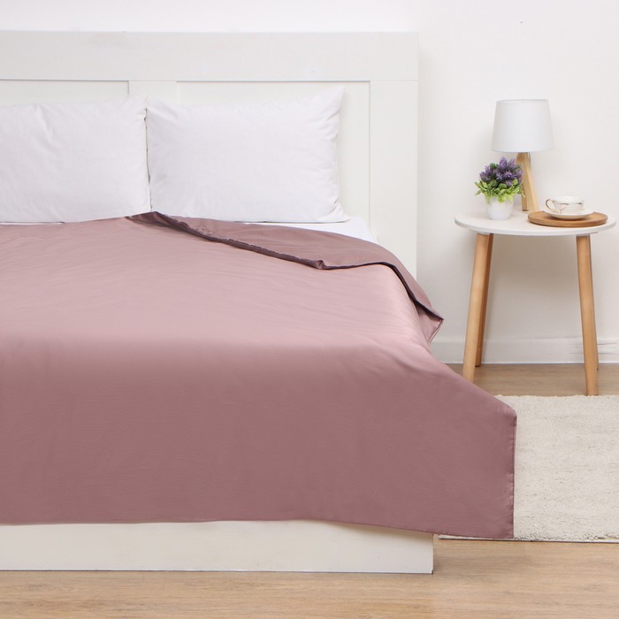 

Пододеяльник Этель Twilight Mauve 175х215, 100 хлопок, мако-сатин, 114г/м2, Коричневый, Однотон 3