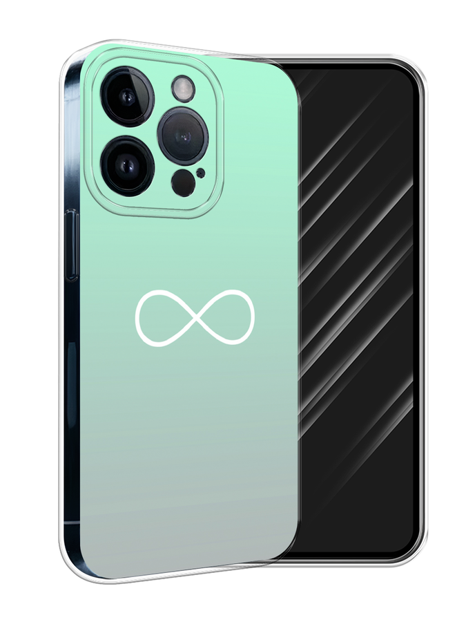 

Чехол Awog на Apple iPhone 15 Pro "Бесконечность от Тиффани", Бирюзовый, 15750-1
