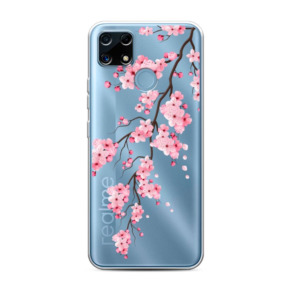 

Чехол Awog на Realme C25 "Розовая сакура", Розовый;коричневый, 256950-8