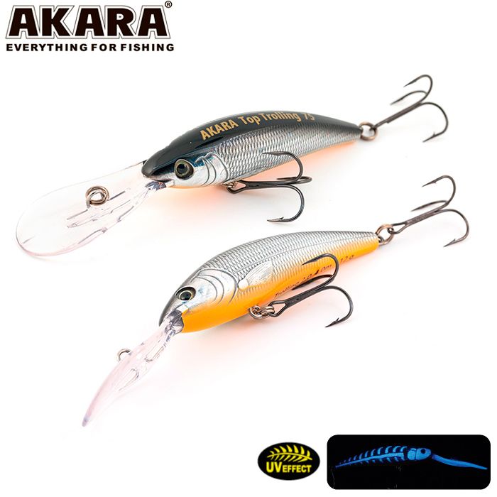 

Воблер Akara Top Trolling 110 мм 25 гр A15, Разноцветный, Top Trolling