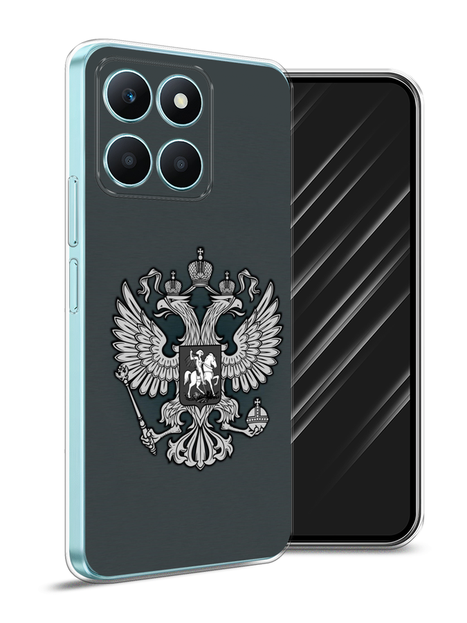 

Чехол Awog на Honor X6A "Герб России серый", 6122050-1
