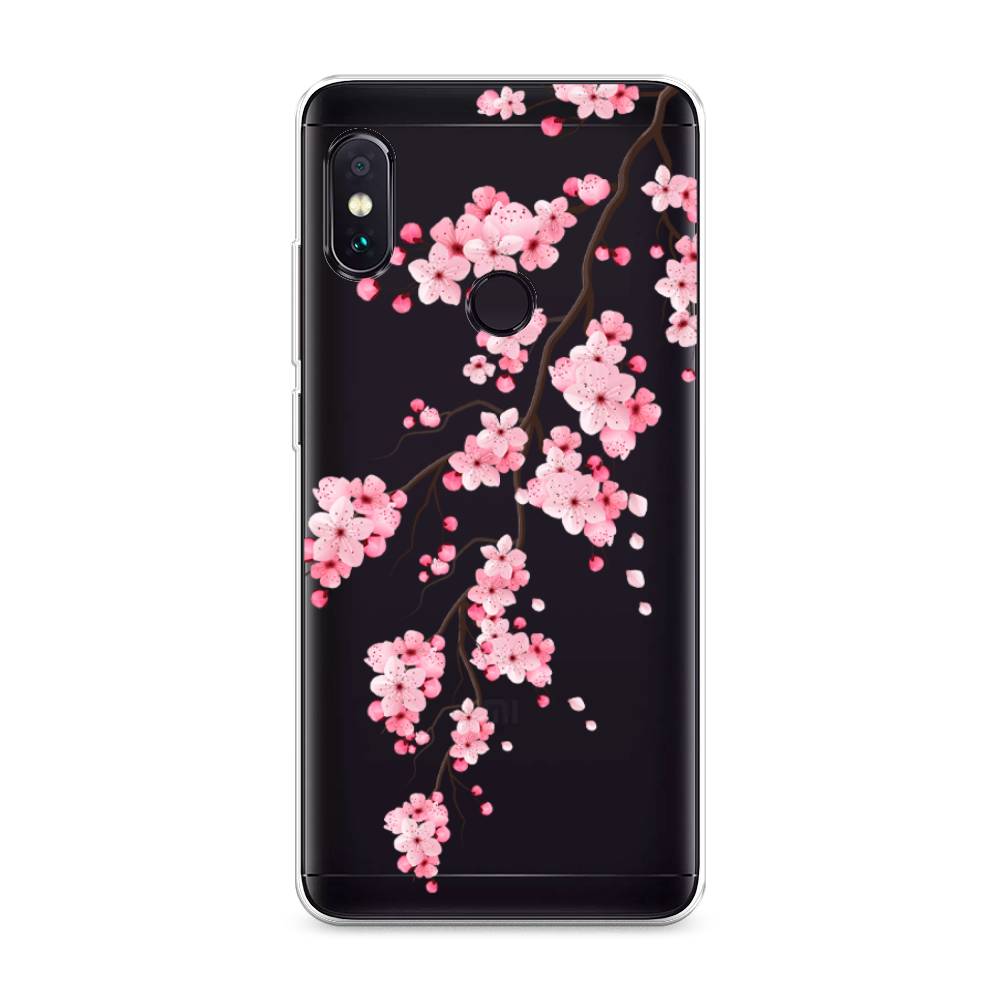 

Чехол Awog на Xiaomi Redmi Note 5/Note 5 Pro "Розовая сакура", Розовый;коричневый, 32750-8