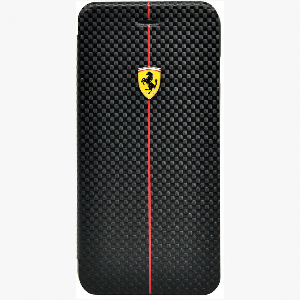 Чехол-книжка Ferrari Formula One Booktype для iPhone 6 Plus/6S Plus, Черный черный