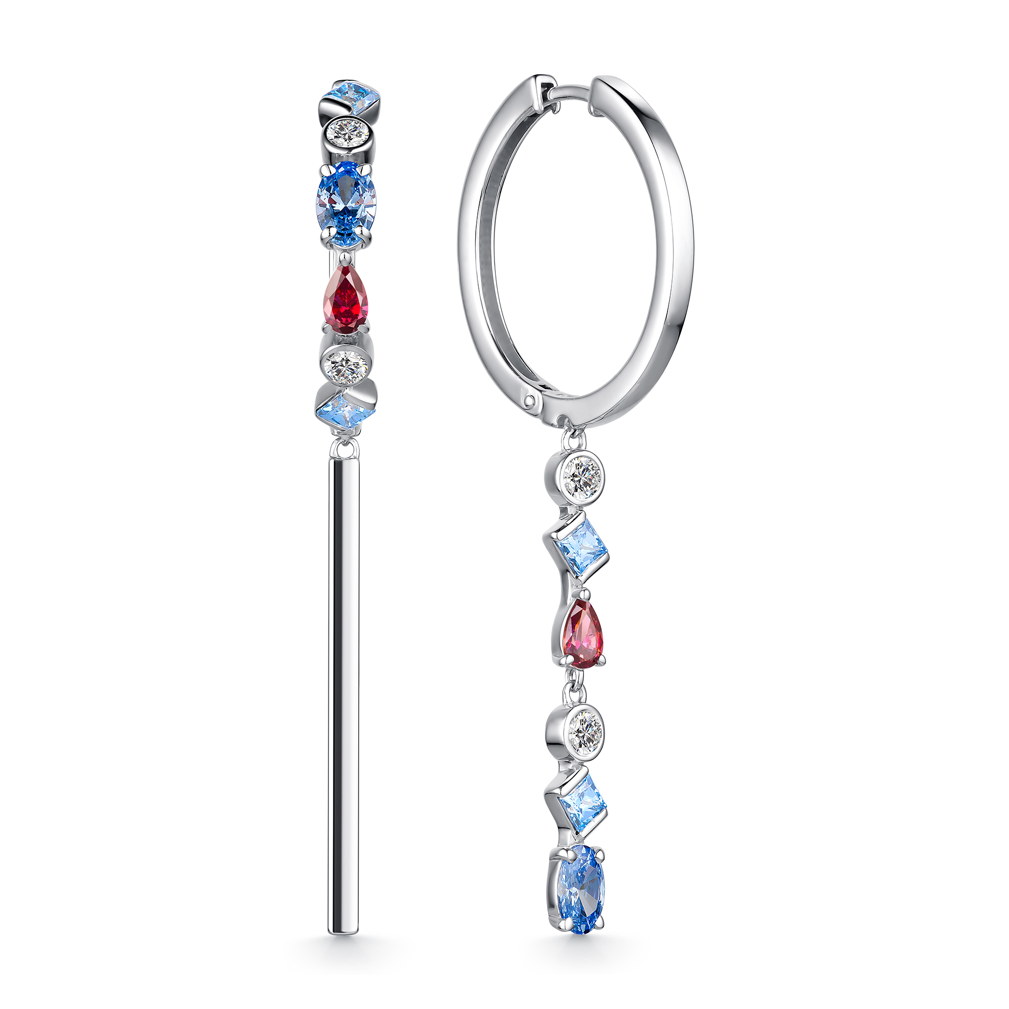 

Серьги из серебра с Swarovski АЛЬКОР 02-2569/СВ62-00, 02-2569/СВ62-00