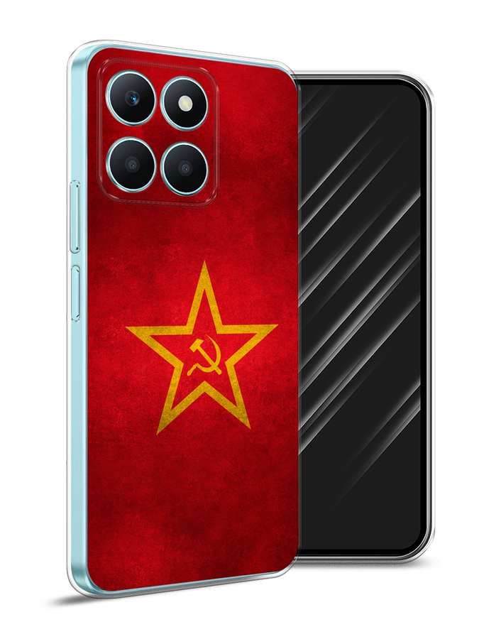 

Чехол Awog на Honor X6A "Красное знамя", Желтый;красный, 6122050-1