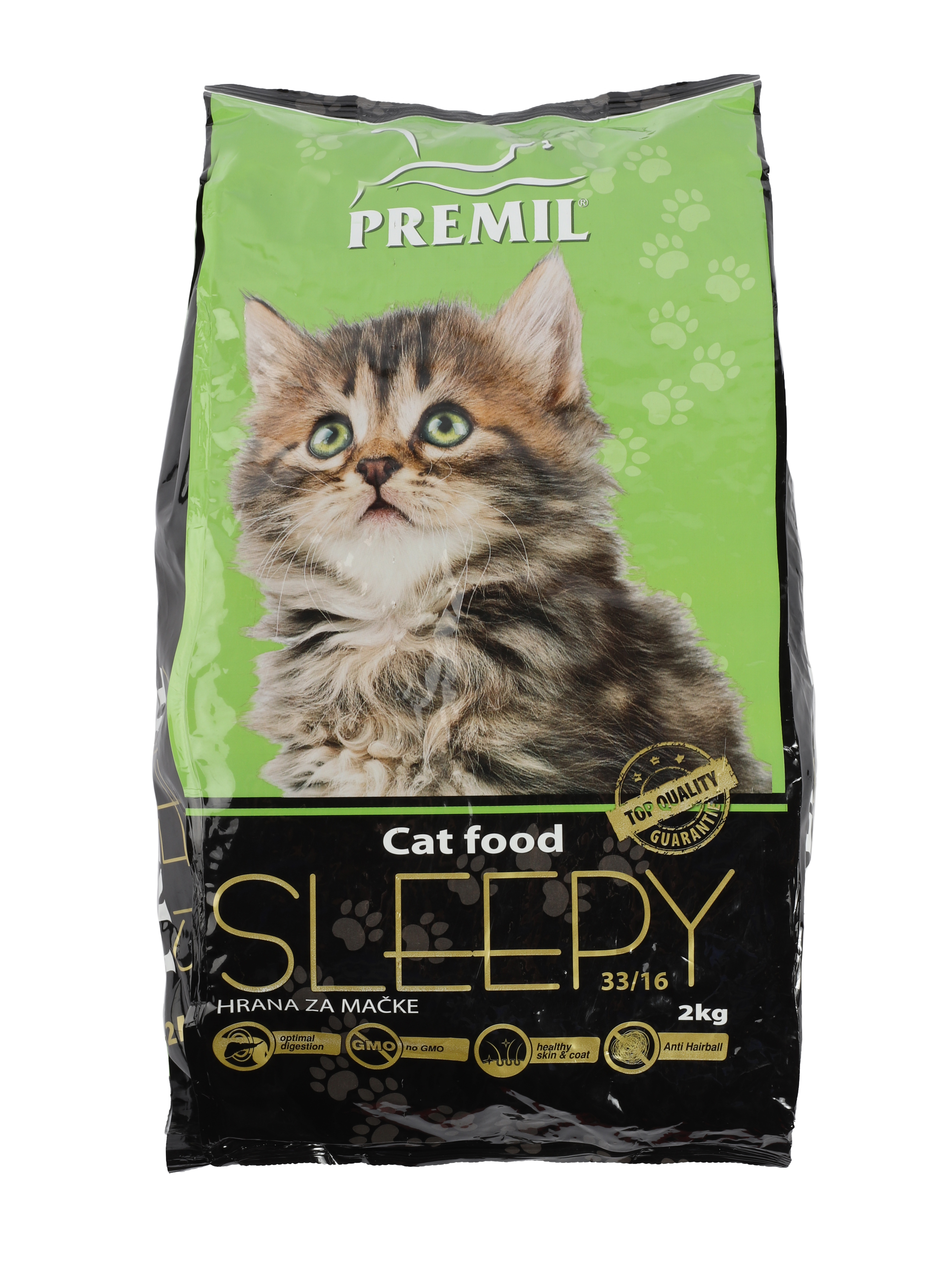 

Сухой корм для кошек PREMIL Sleepy полнорационный, 2 кг