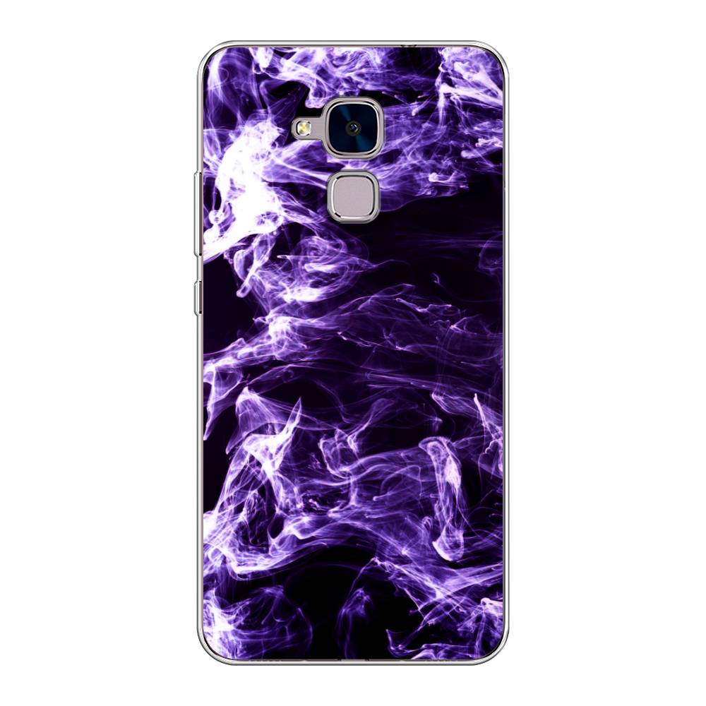 

Чехол на Honor 5C "Фиолетовый дым", Фиолетовый;белый;черный, 60450-3