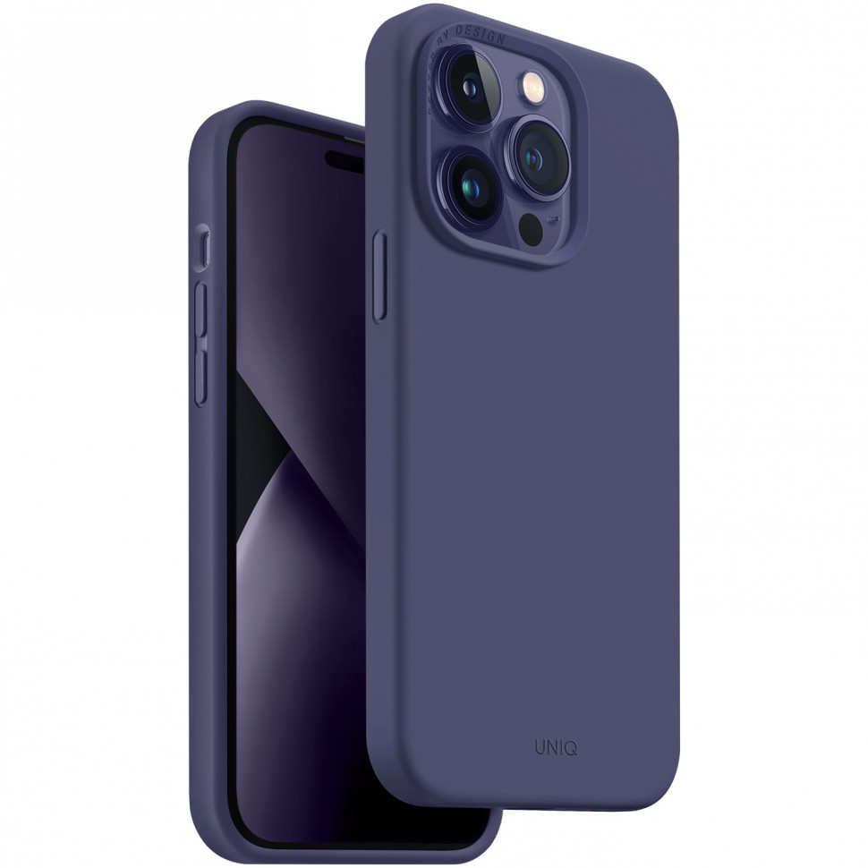 

Чехол Uniq Lino для iPhone 14 Pro, Фиолетовый (Purple), LINO