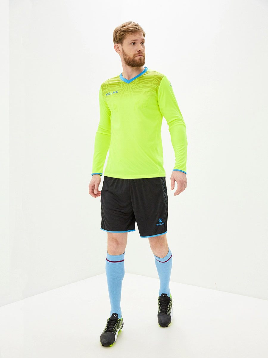 

Вратарская форма KELME Long sleeve goalkeeper set неоново-зеленая, размер M, Long sleeve goalkeeper set