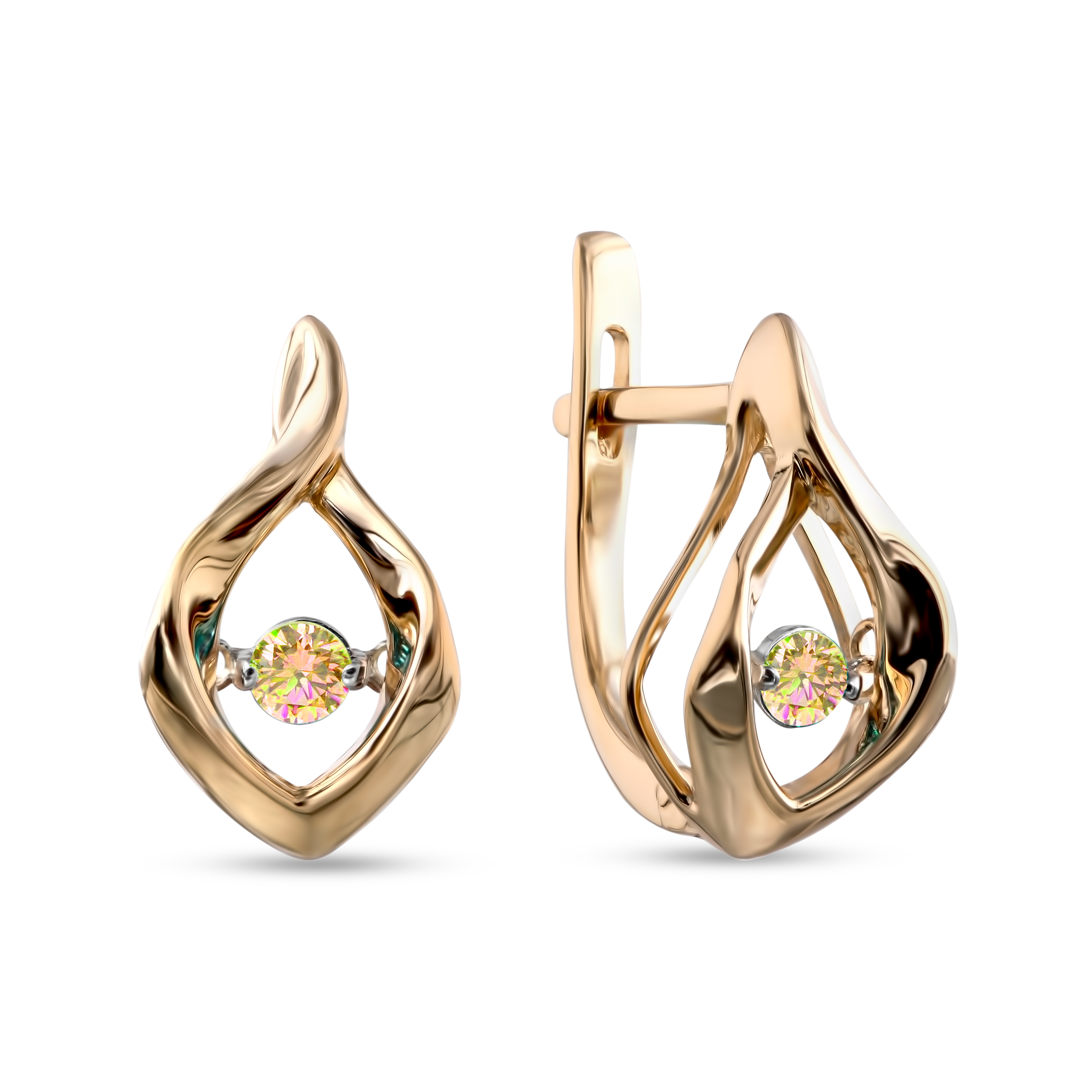 

Серьги из красного золота Dilight 0702624, 0702624
