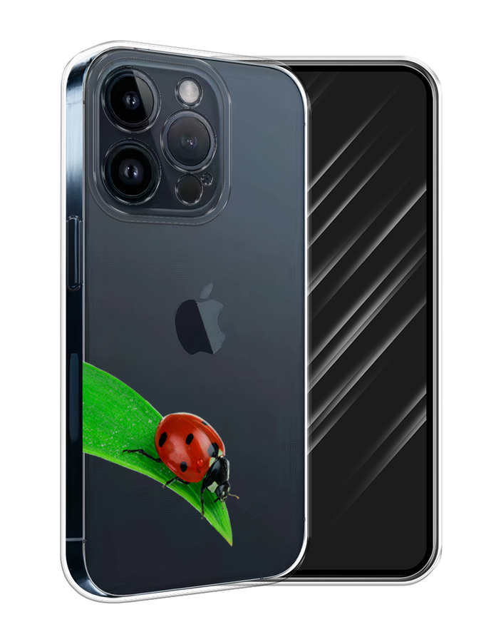 

Чехол Awog на Apple iPhone 15 Pro "На счастье", Белый;красный;зеленый, 15750-1