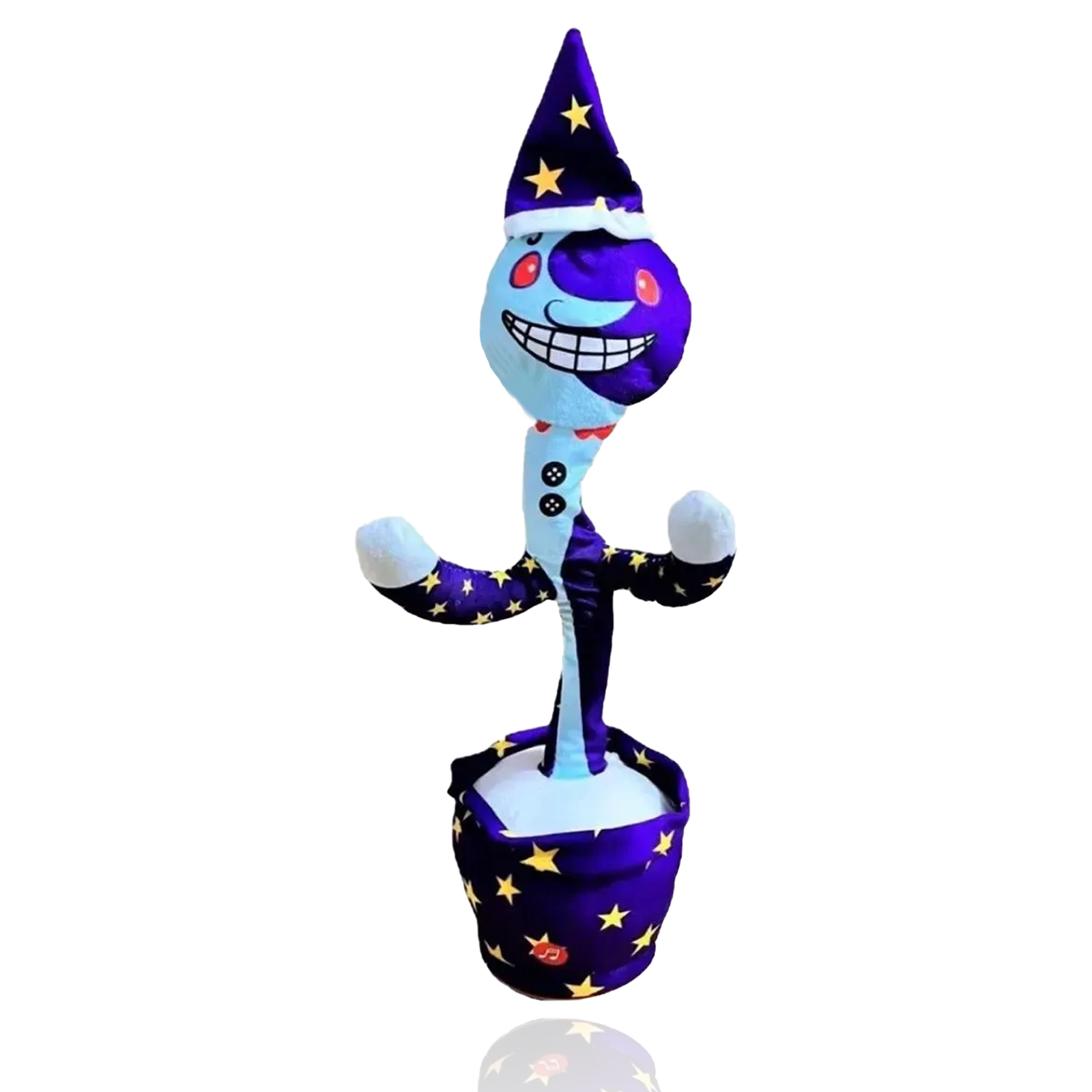 Интерактивный поющий и танцующий кактус - аниматроник Фнаф Fnaf Луна 5 ночей с Фредди мягкая игрушка plush story аниматроник fnaf9 луна 25 см фиолетовый