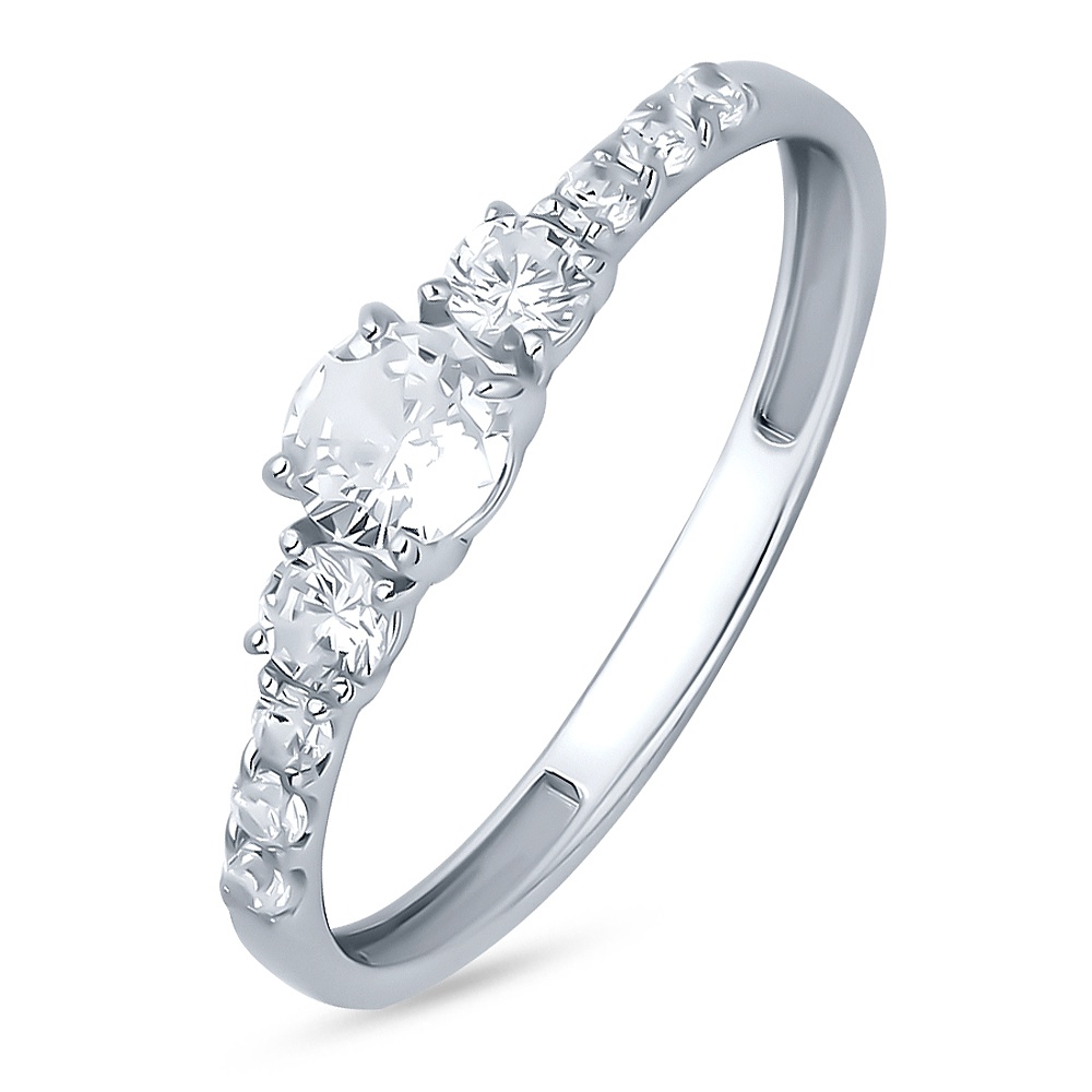 

Кольцо из серебра р. , 585Gold 701012714, фианит, 701012714