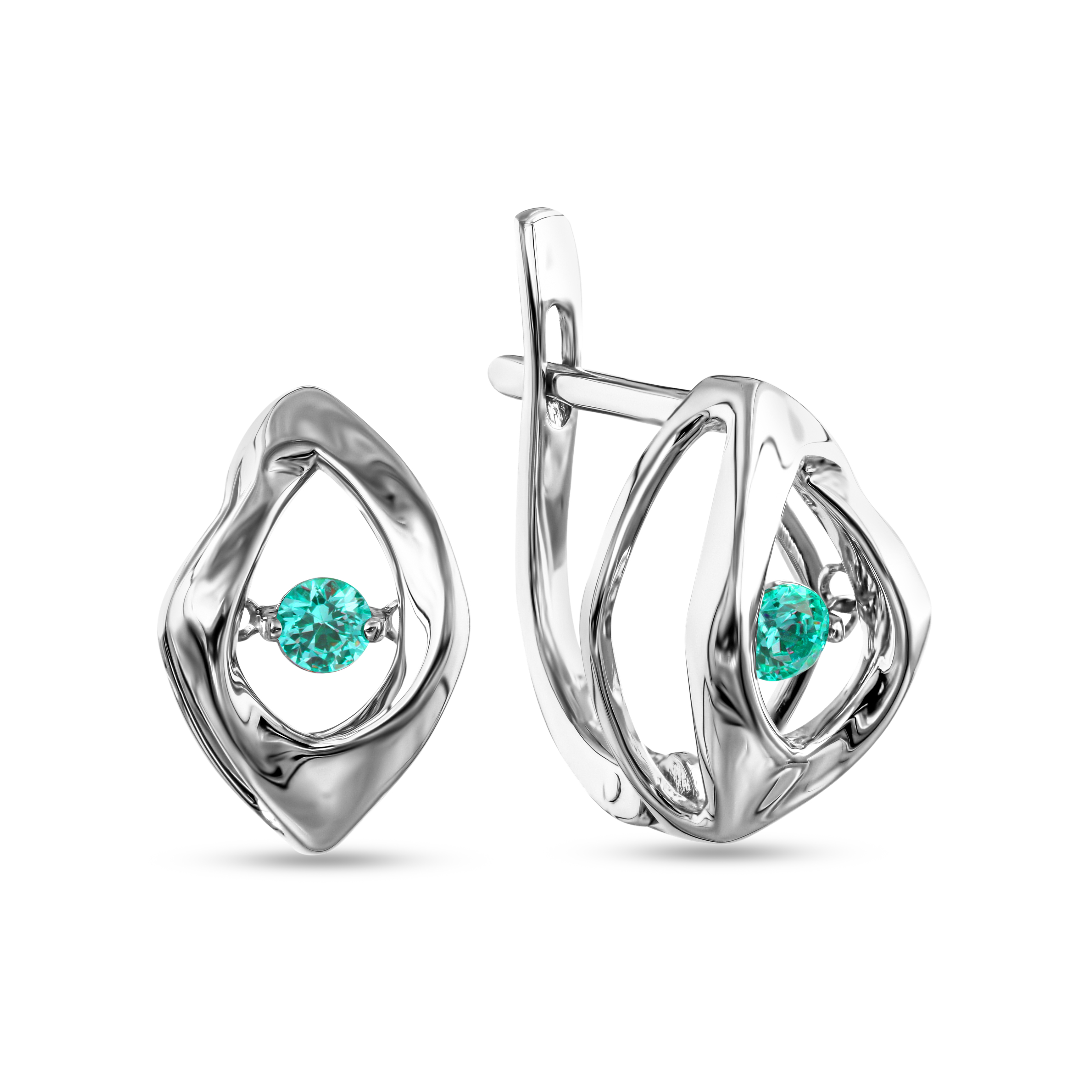 

Серьги из белого золота Dilight 0702642, 0702642