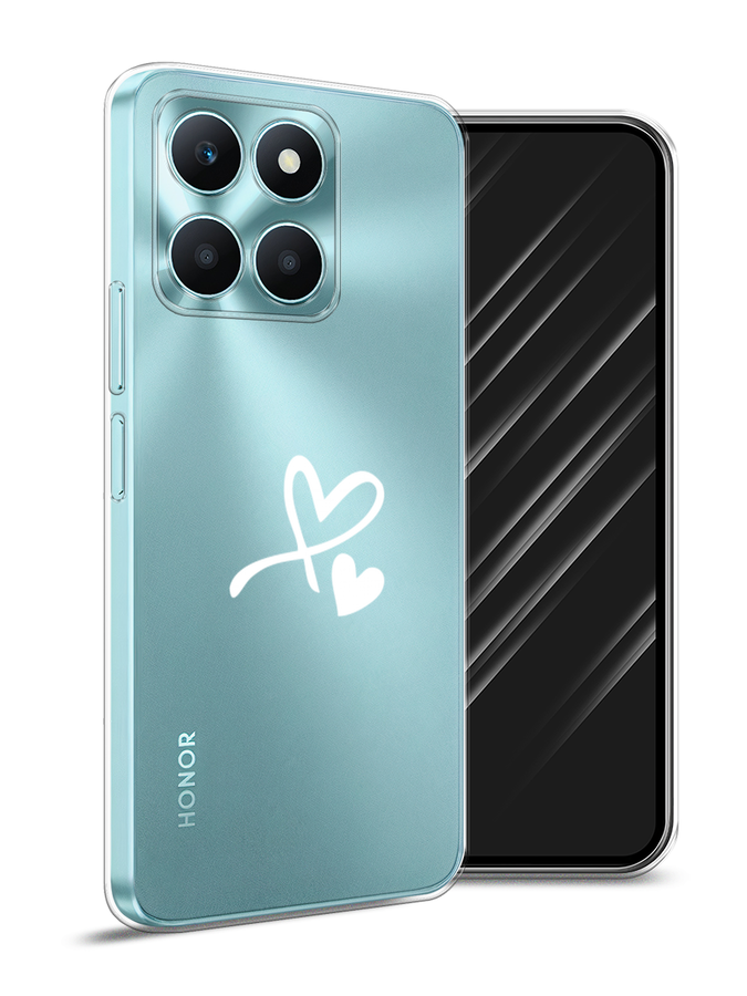 

Чехол Awog на Honor X6A "Сердечко минимализм", Белый, 6122050-1