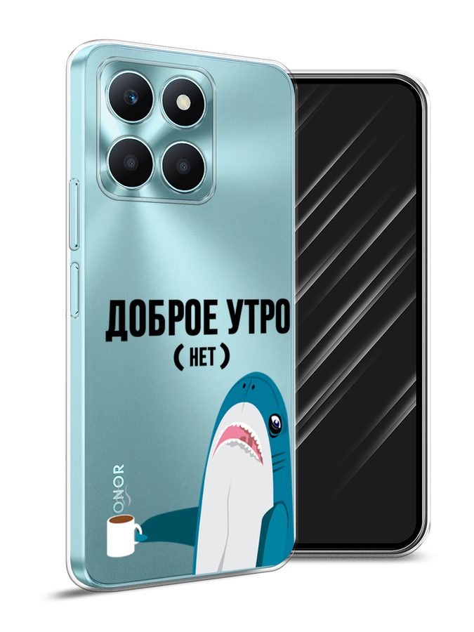 

Чехол Awog на Honor X6A "Доброе утро", Синий;белый;черный, 6122050-1