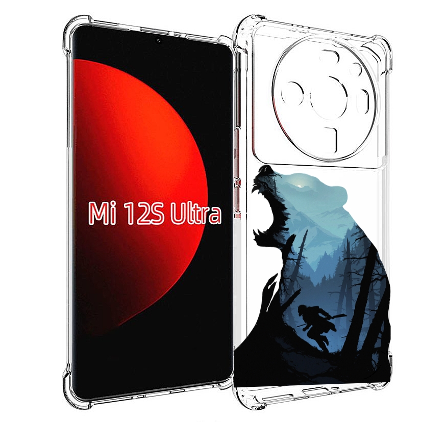 

Чехол MyPads Ночной-медведь для Xiaomi 12S Ultra, Прозрачный, Tocco