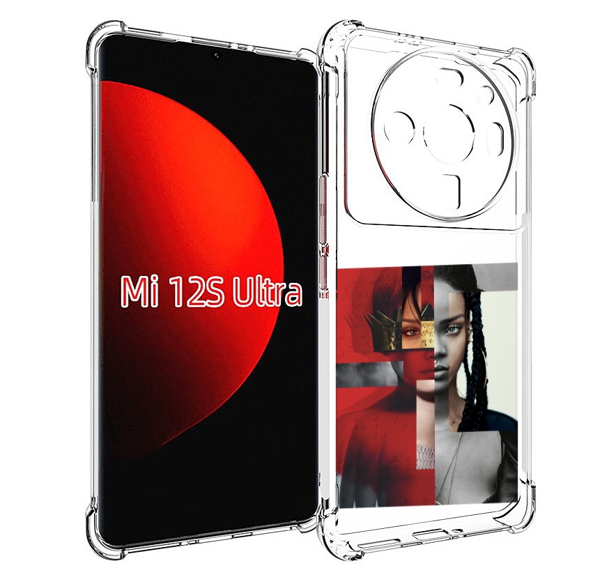 

Чехол MyPads Обложка-Рианна для Xiaomi 12S Ultra, Прозрачный, Tocco