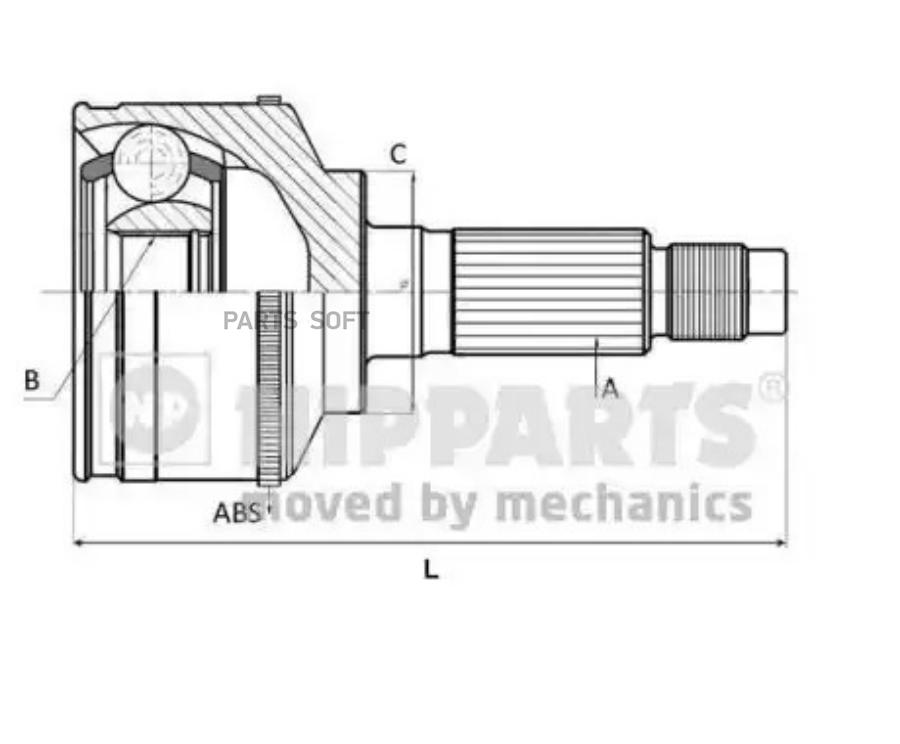 

NIPPARTS Шрус NIPPARTS J2823129