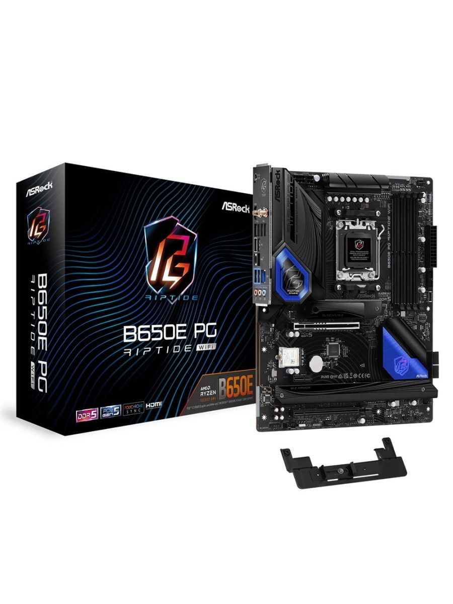 

Материнская плата ASRock B650E PG RIPTIDE WIFI, B650E PG RIPTIDE WIFI