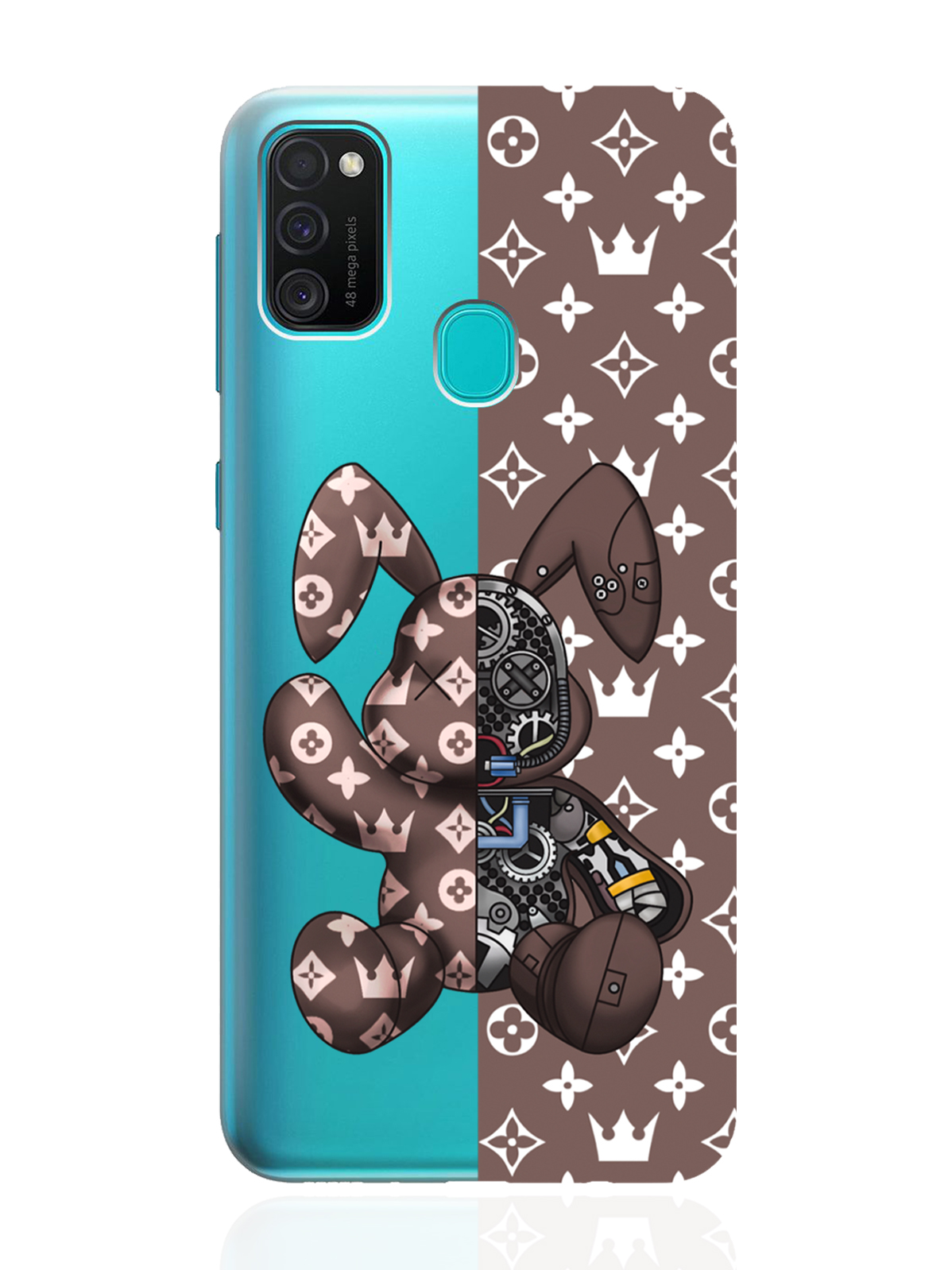 

Чехол MustHaveCase для Samsung Galaxy M21 Bunny Коричневый прозрачный, Прозрачный;коричневый;белый, Samsung Galaxy M21 Bunny Коричневый для Самсунг Галакси М21