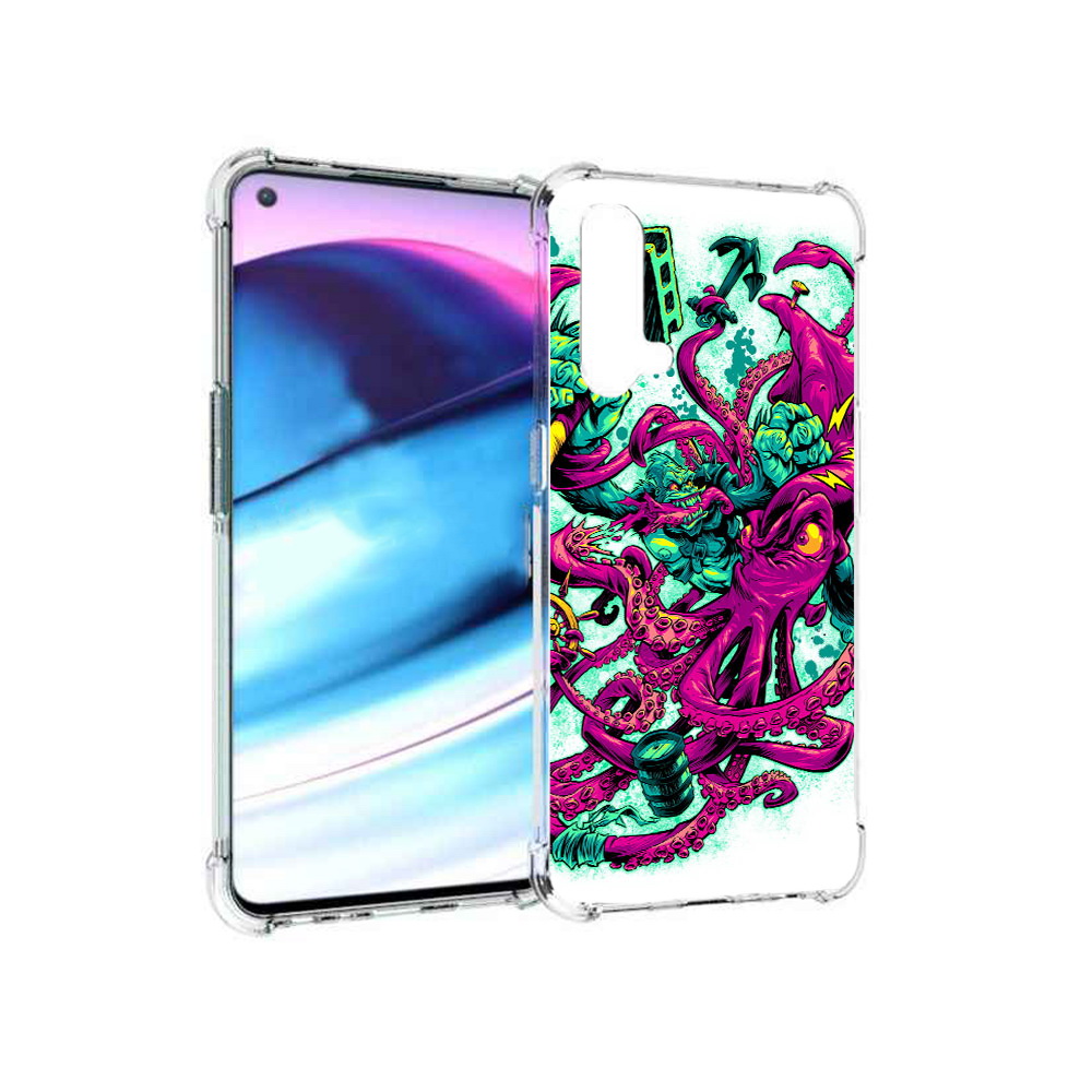 

Чехол MyPads Tocco для OnePlus Nord CE 5G фиолетовый кракен (PT227196.126.657), Tocco