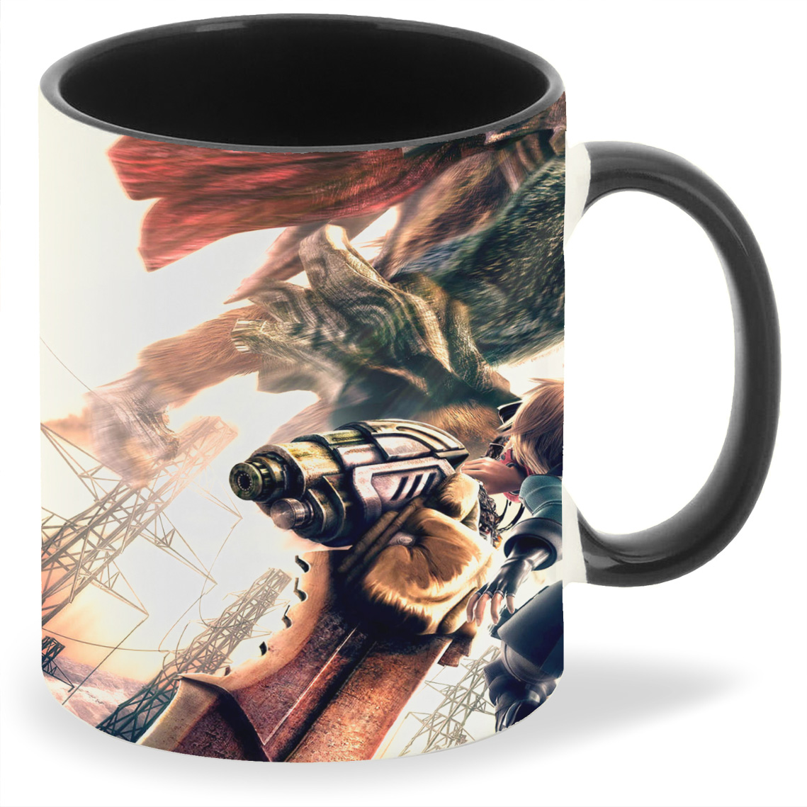 

Кружка CoolPodarok god eater Монстр в прыжке, god eater Монстр в прыжке