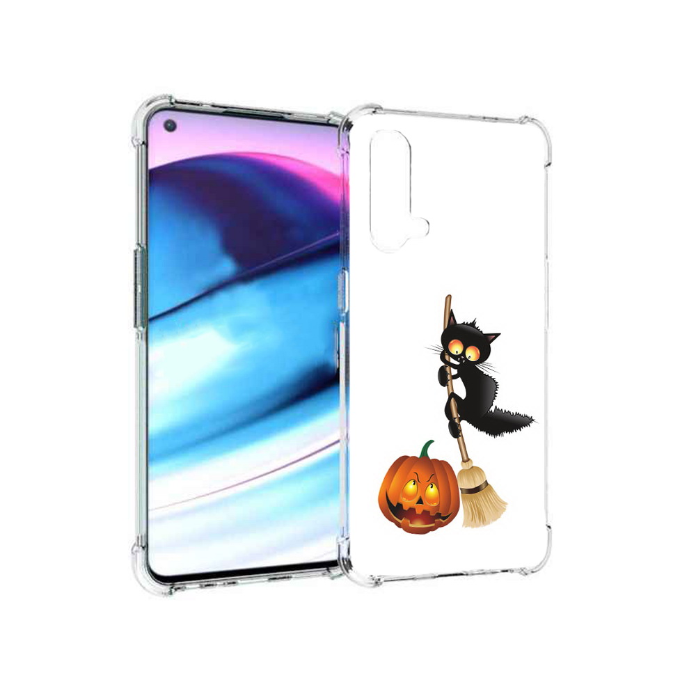 

Чехол MyPads Tocco для OnePlus Nord CE 5G хэлуинский котик (PT227196.126.667), Tocco