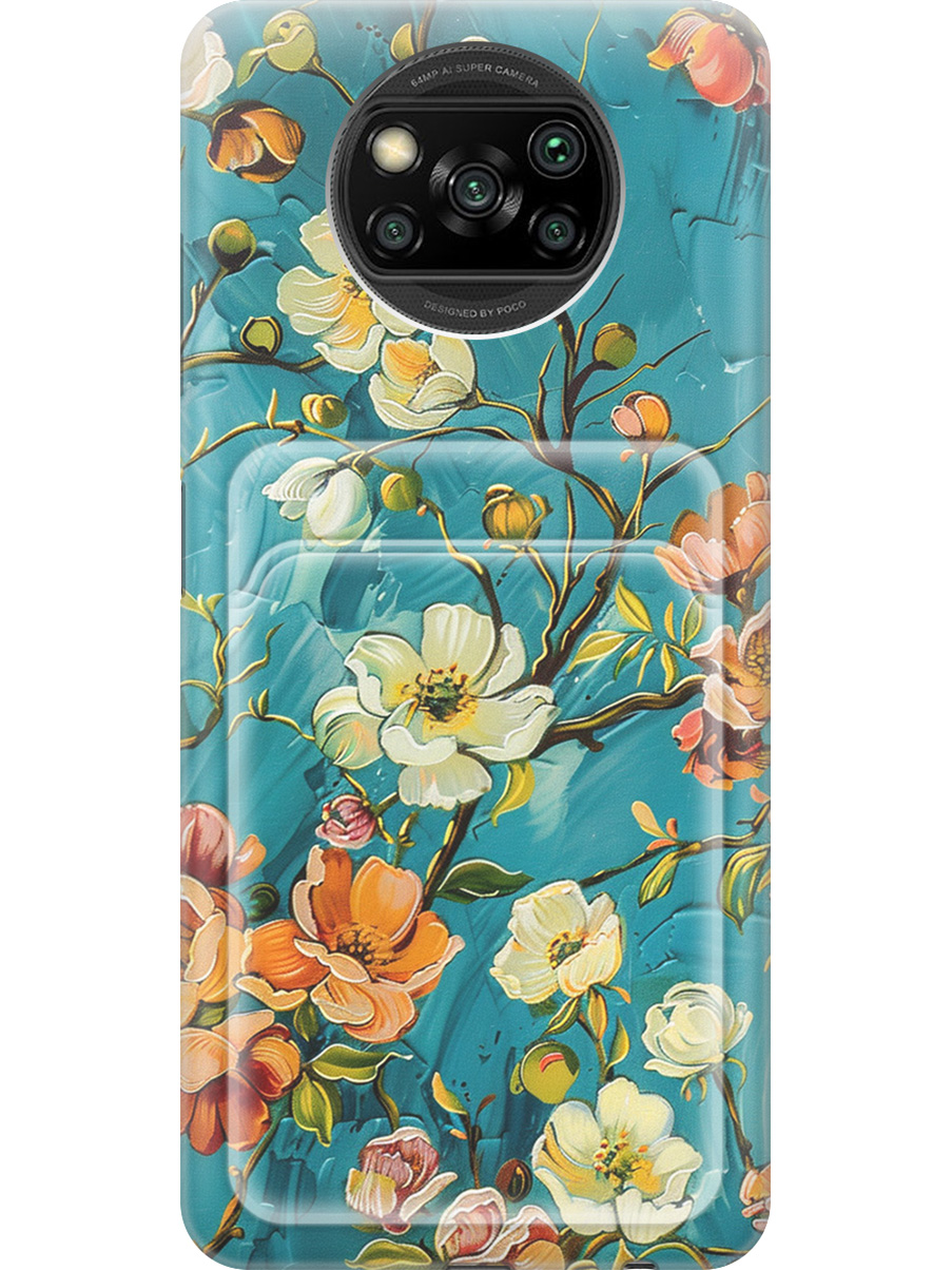 

Силиконовый чехол на Poco X3/X3 Pro с принтом 815262, Прозрачный;белый;голубой, 723602723