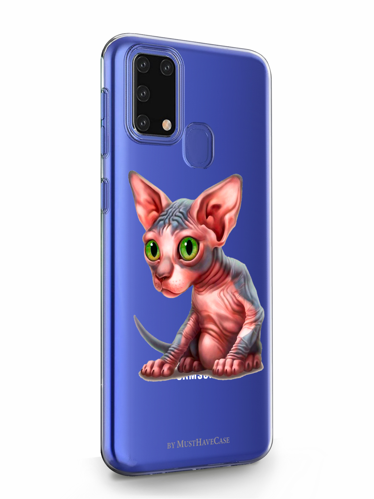 фото Чехол musthavecase для samsung galaxy m31 сфинкс прозрачный