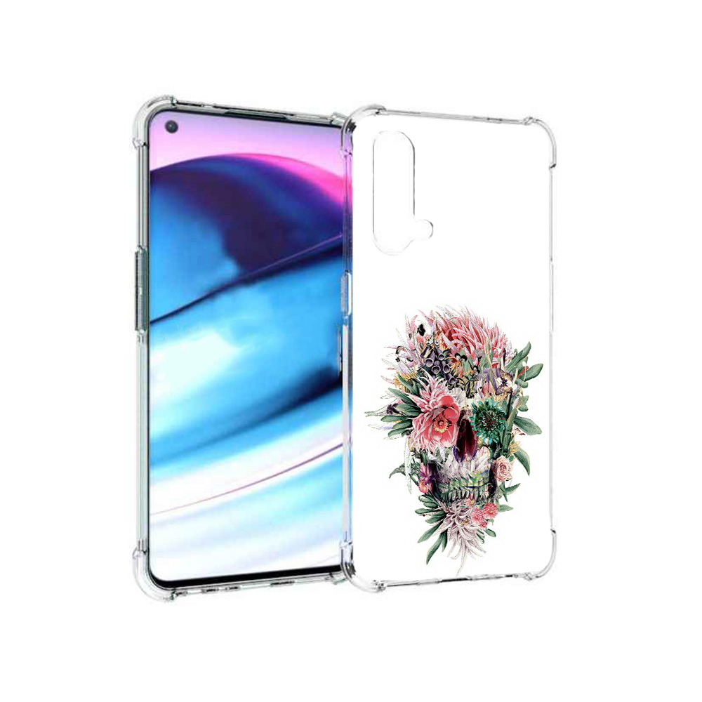 

Чехол MyPads Tocco для OnePlus Nord CE 5G череп из цветов (PT227196.126.677), Tocco