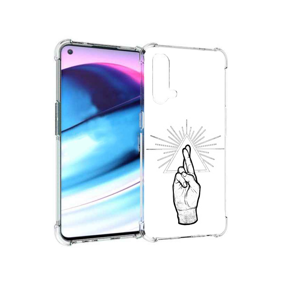 

Чехол MyPads Tocco для OnePlus Nord CE 5G черно белая рука (PT227196.126.681), Tocco
