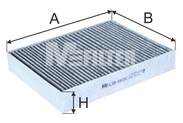 

Фильтр воздушный салона MFILTER K 9121C