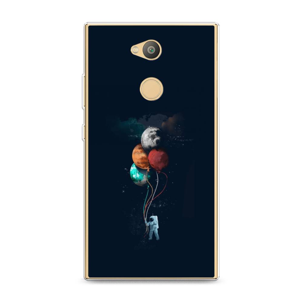 

Чехол для Sony Xperia L2 "Космонавт с шариками", Разноцветный, 53450-4