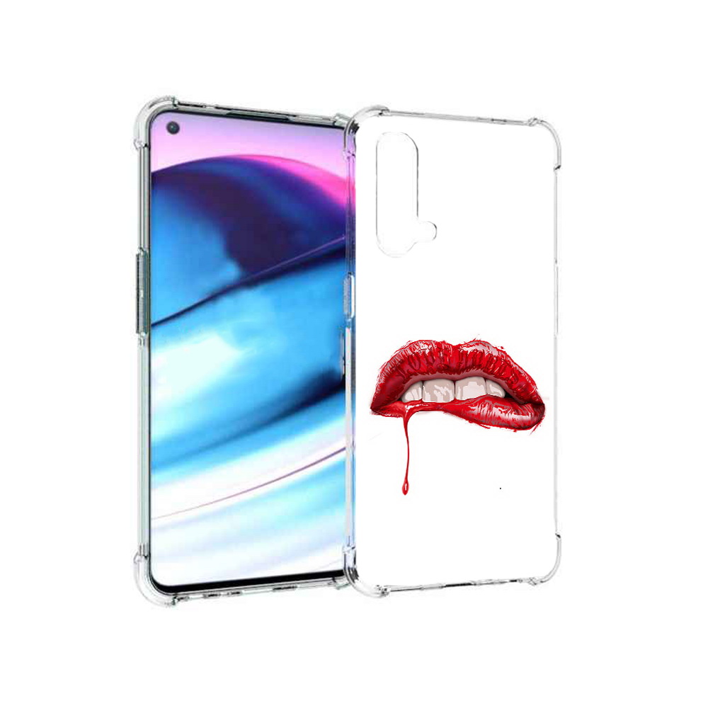 

Чехол MyPads Tocco для OnePlus Nord CE 5G яркие красные губы (PT227196.126.706), Tocco