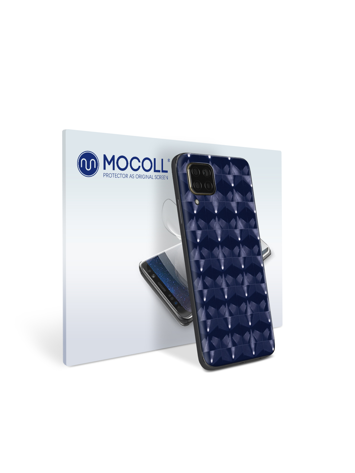 

Пленка защитная MOCOLL для задней панели Huawei Y7 Pro 2019 Кошачий глаз Синий