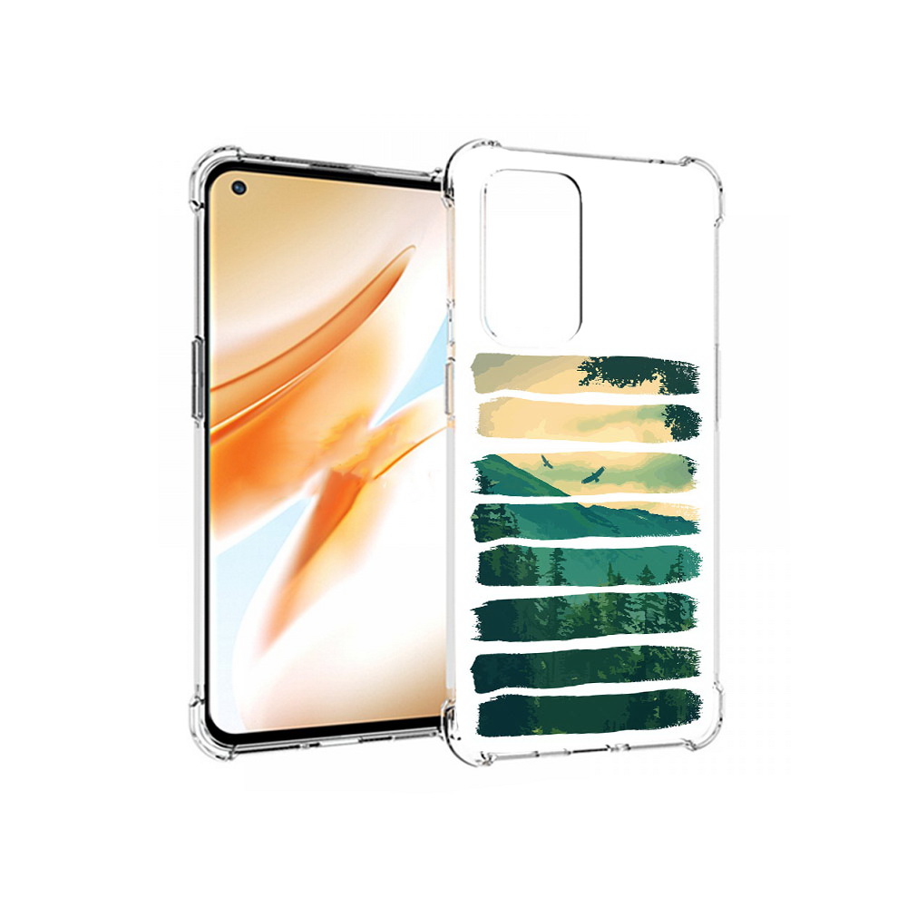 

Чехол MyPads Tocco для OnePlus 9 Pro Лесная чаща (PT159597.127.107), Прозрачный, Tocco